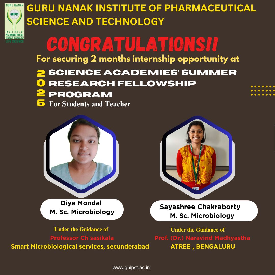Guru Nanak Institute of Pharmaceutical Science and Technology
