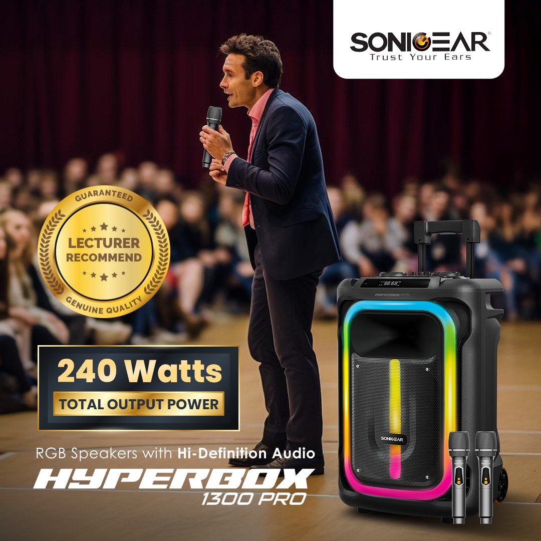 🔊 SonicGear Hyperbox 1300 – Light it... - SonicGear Malaysia | Facebook