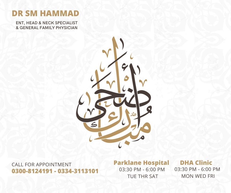 Happy Eid ul... - Dr. Hammad - ENT, Head & Neck Specialist