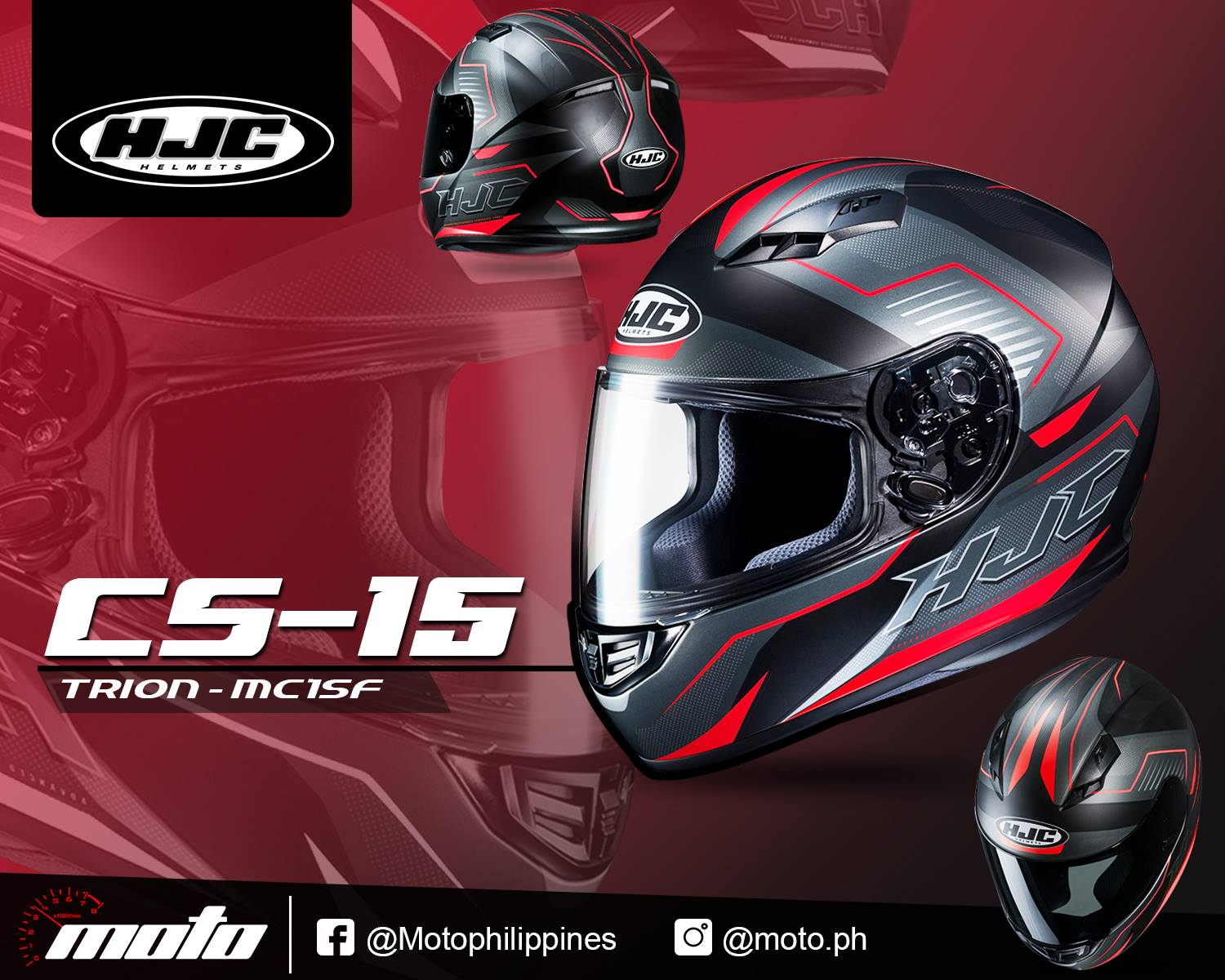hjc cs-15 trion helmet MC6HSF Helmet Moto Central The Optically HJC CS-15 TRION SEM FLAT