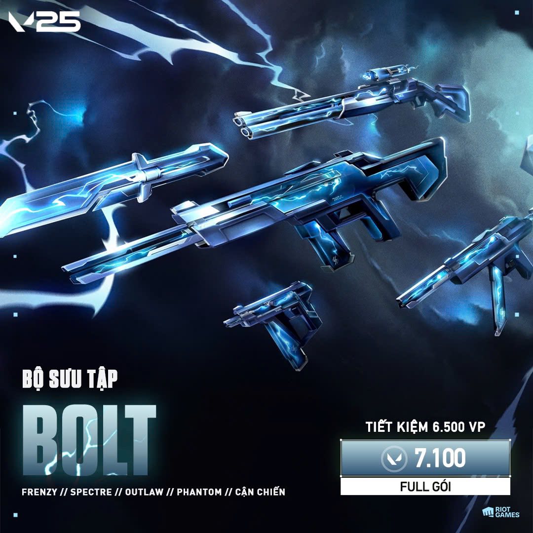 VALORANT - ⚡ BOLT COLLECTION – SÉT ĐÁNH CHUẨN CHỈNH! ⚡... | Facebook