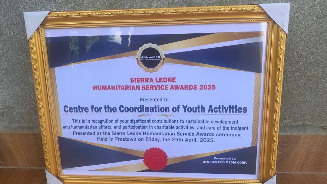 Centre for Coordination of Youth Activities CCYA | Freetown