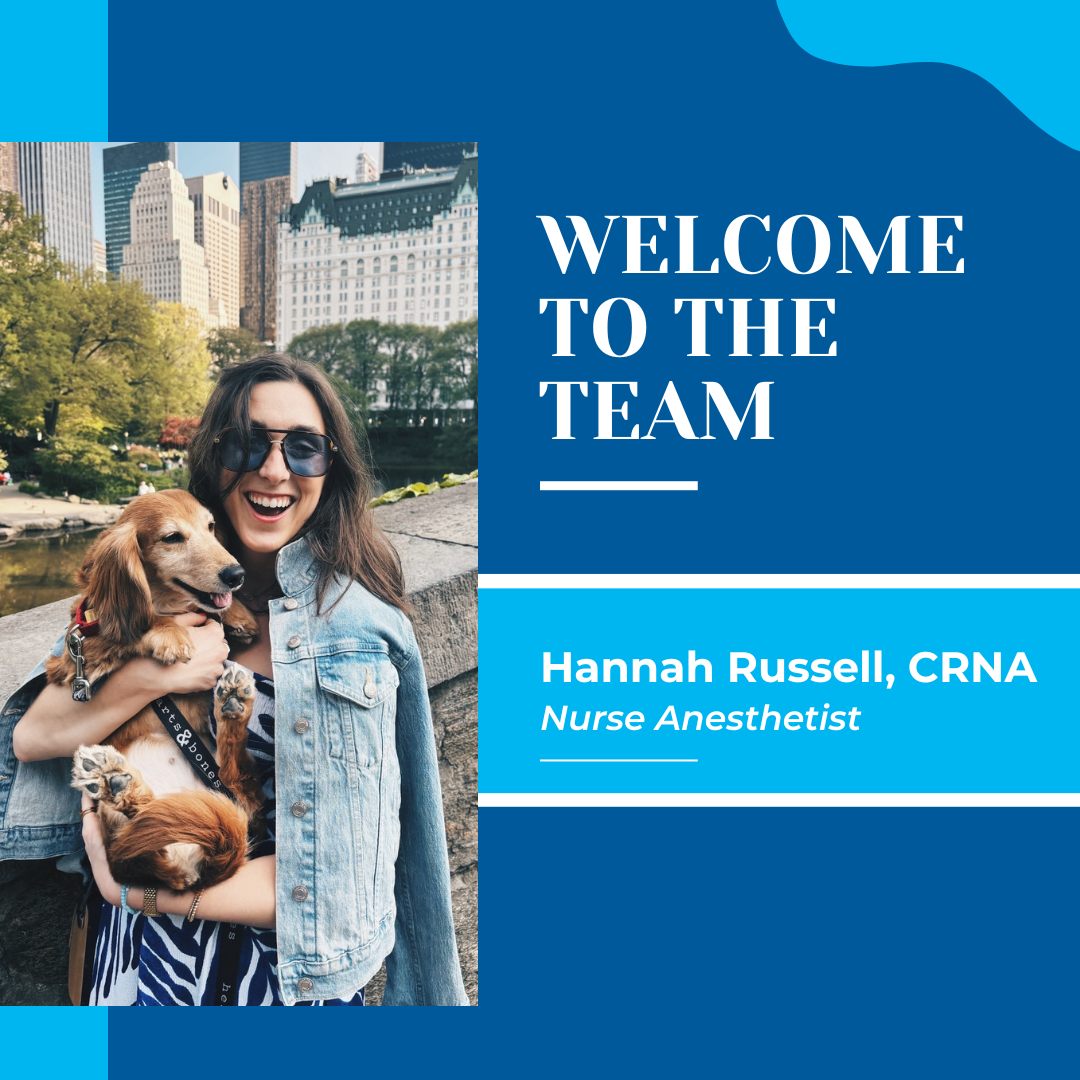 Welcome Hannah Russell, CRNA, to the UT Southwestern Department of ...