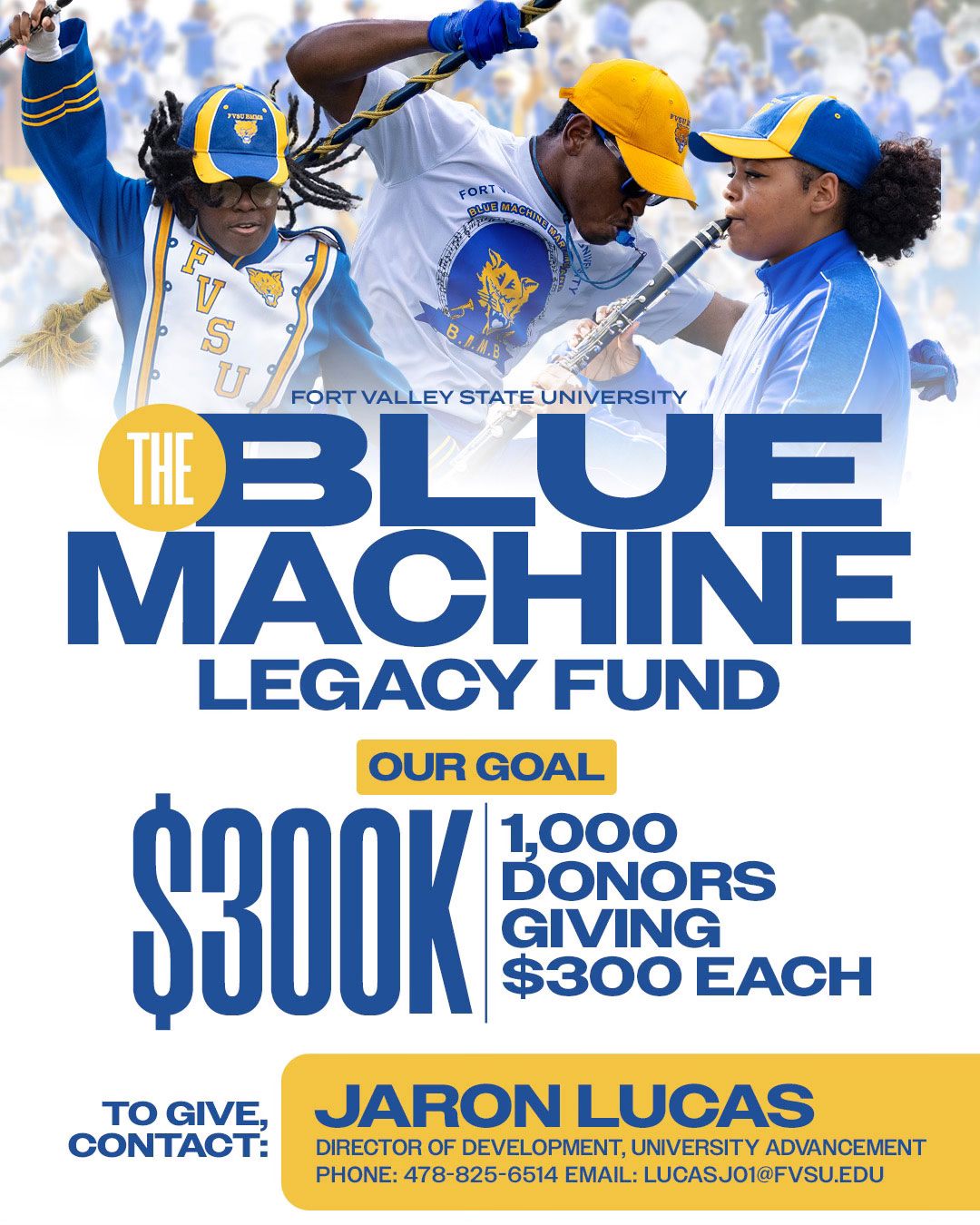 FVSU - JOIN THE FVSU BLUE MACHINE MARCHING BAND LEGACY FUND The Blue ...