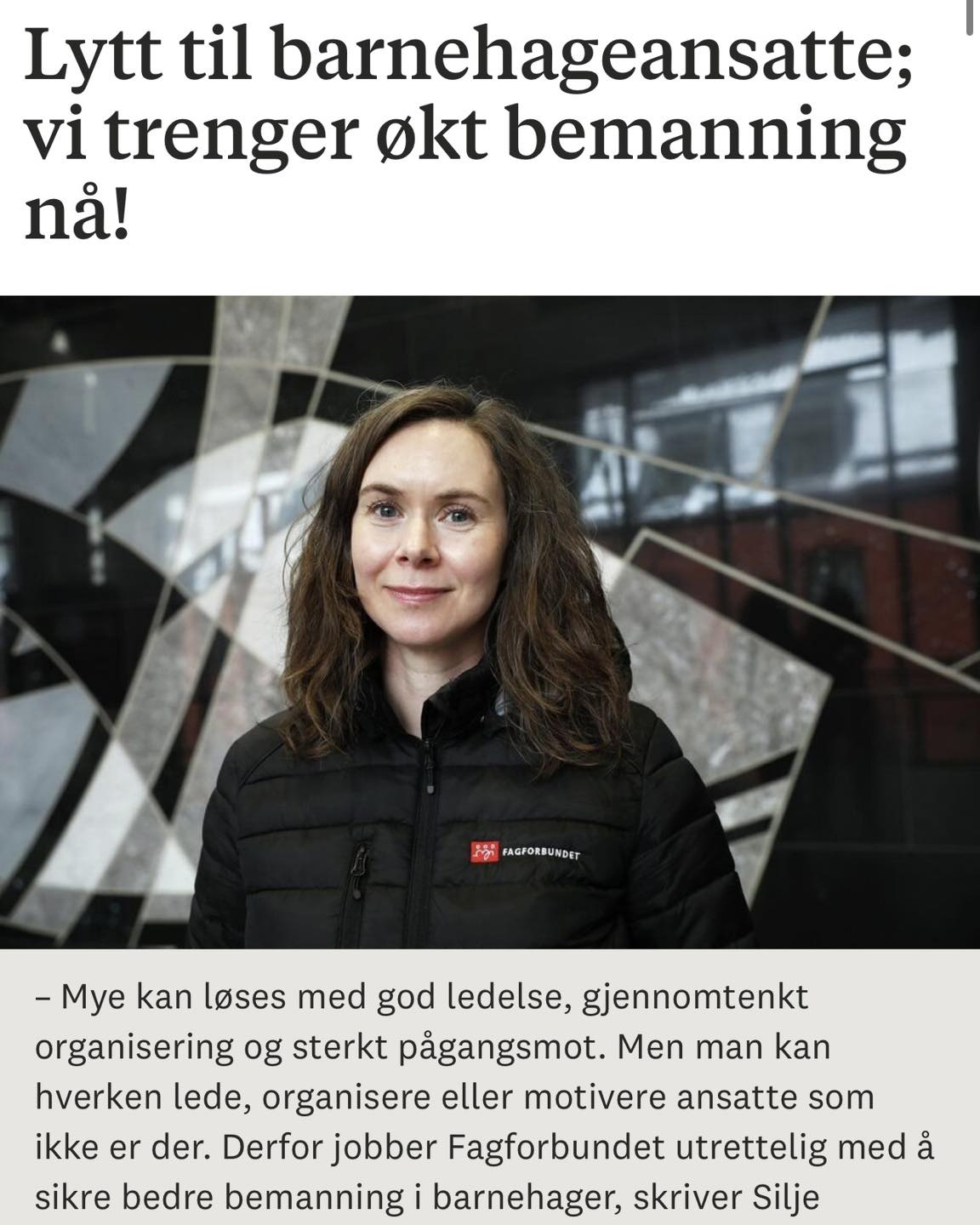 Fagforbundet Trondheim added a... - Fagforbundet Trondheim