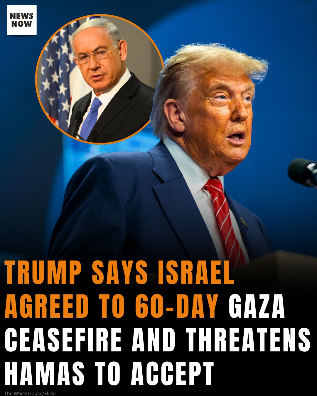 View of News - Donald Trump has revealed that Israel has agreed to a 60-day ...