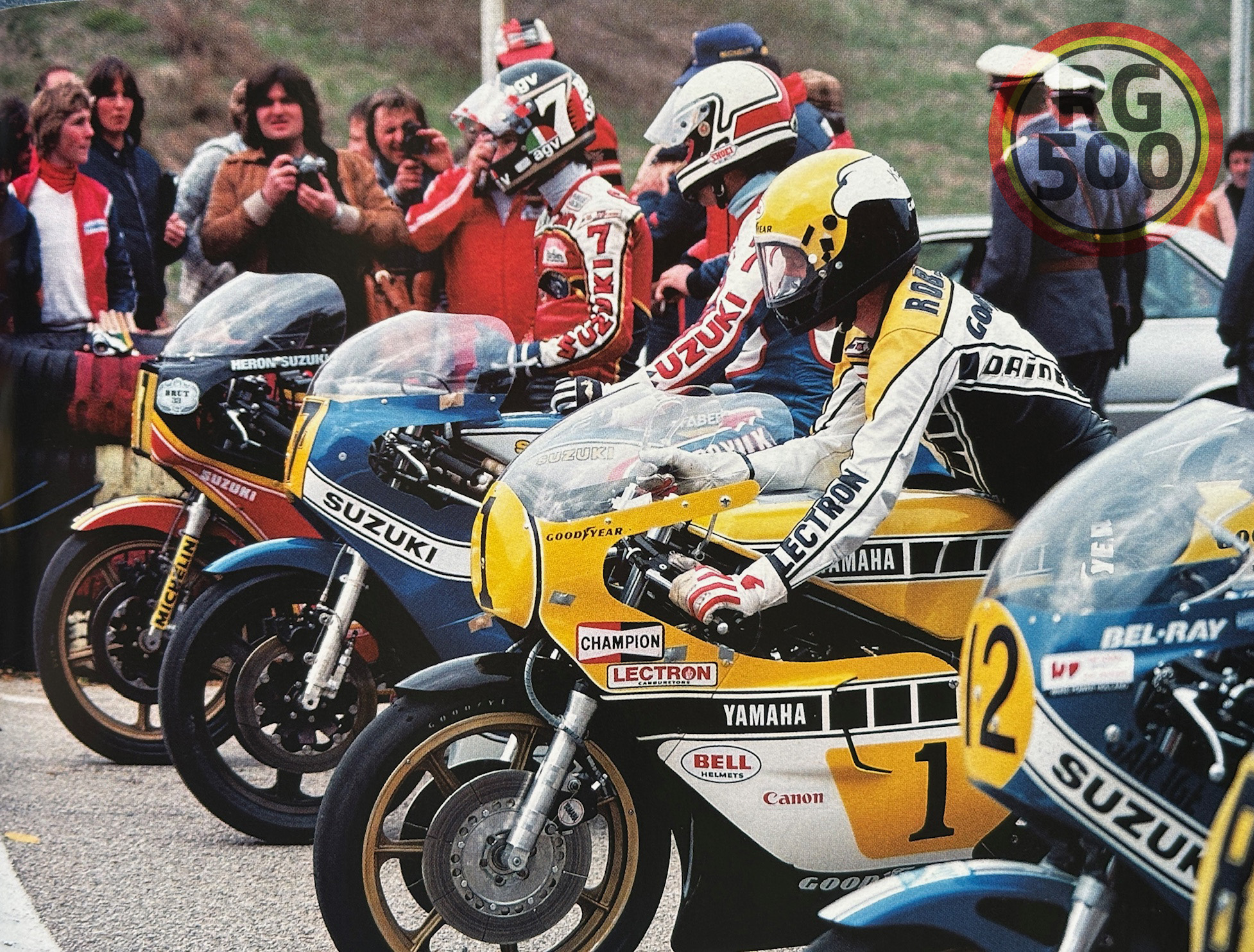 Salzburgring, 1979. Full send! 🏁 Snapshot from the start of the
