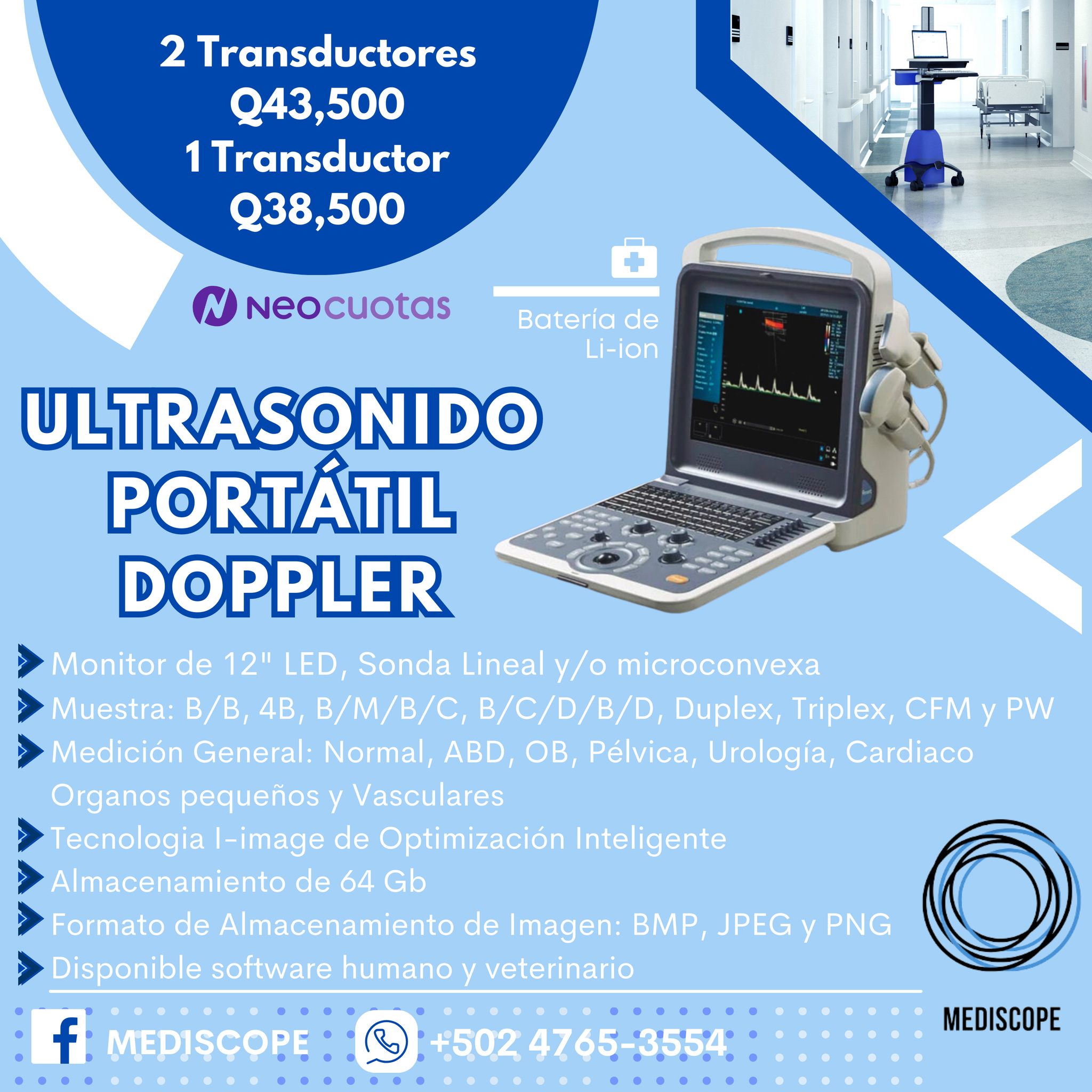 Mediscope - MONITOR MULTIPARÁMETRO DE USO VETERINARIO 🐾... | Facebook