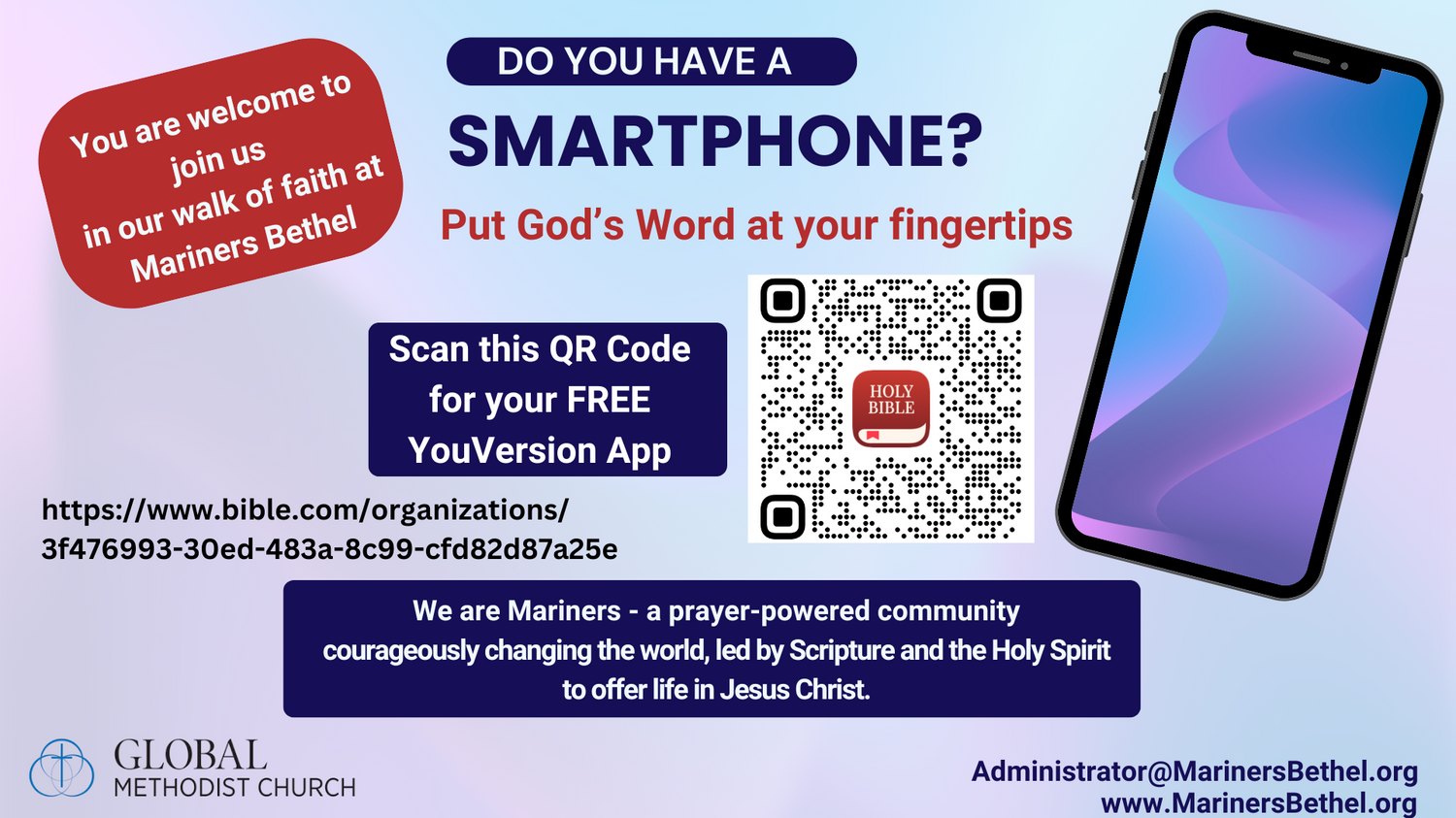 Office is... - Mariners Bethel Global Methodist Church | Facebook