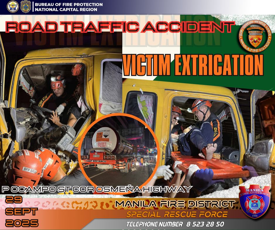 Bfp-Ncr - 29 September 2025 📸 BFP NCR Special Rescue Force Manila Fire ...