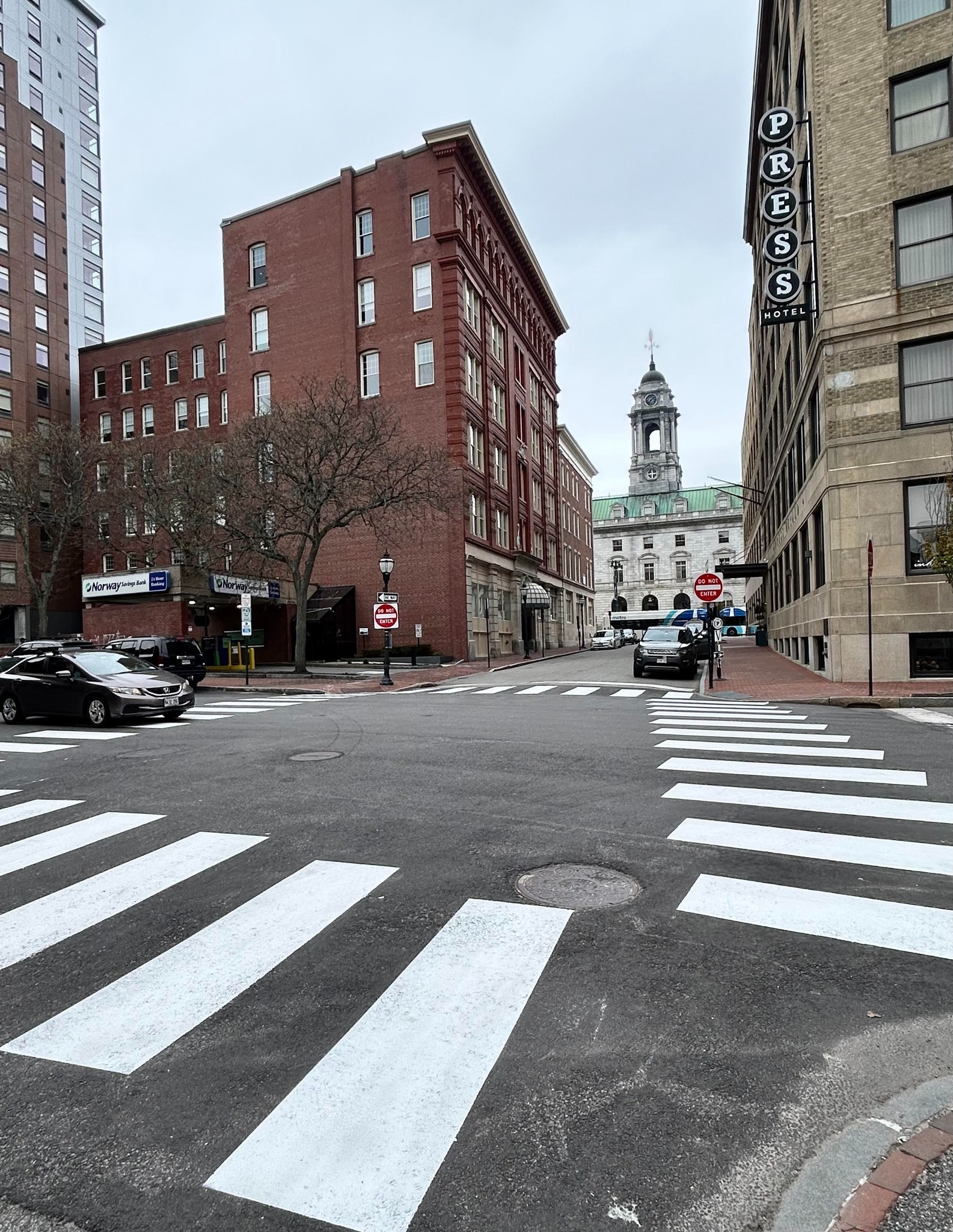 Spring crosswalk painting is... - City of Portland, Maine | Facebook