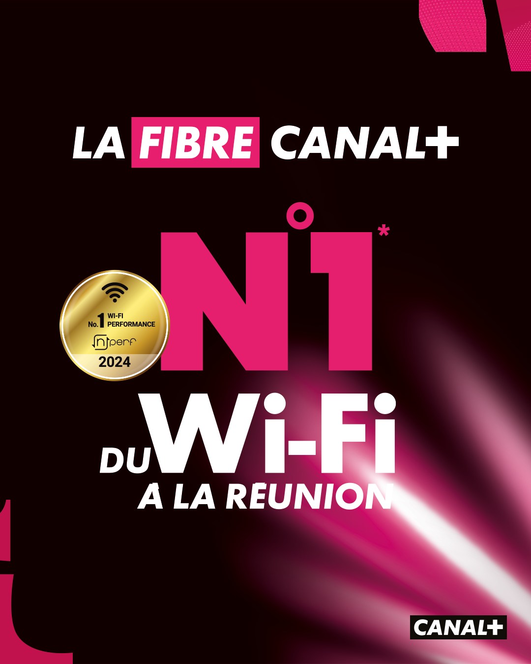 La fibre Canal+ Réunion
