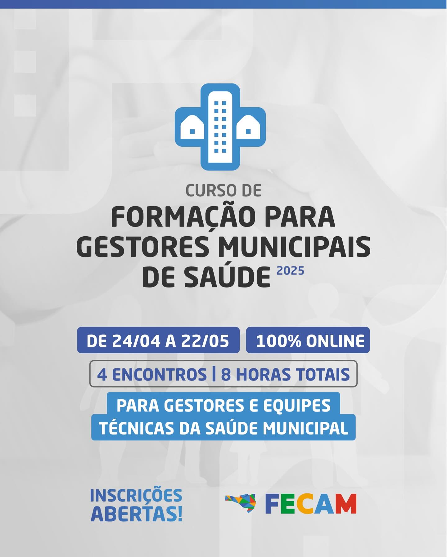 FECAM - 📢 INSCRIÇÕES ABERTAS! Estão abertas as inscrições para o Curso ...