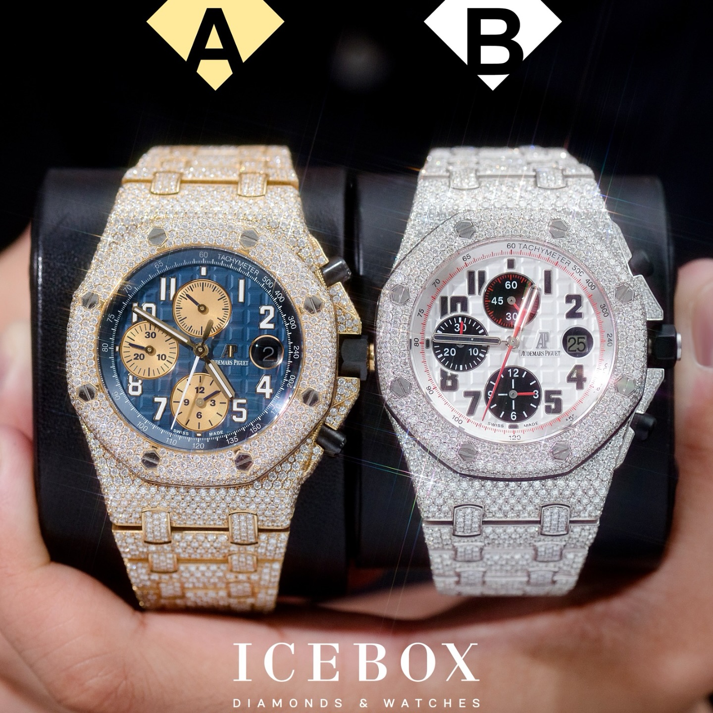 Icebox - Which AP would you pick? White or Yellow? 🤔💎⏱️ | Facebook