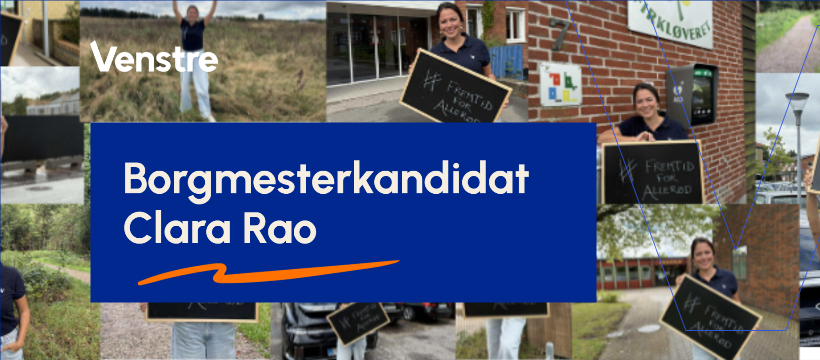 Clara Rao, Borgmesterkandidat KV25 Allerød Venstre