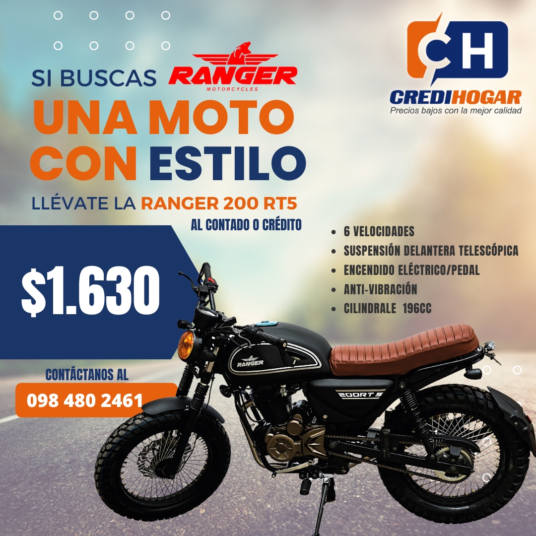 CREDI - Descubre la verdadera libertad con la Ranger 200 RT5. 💰🏍️ Tu ...
