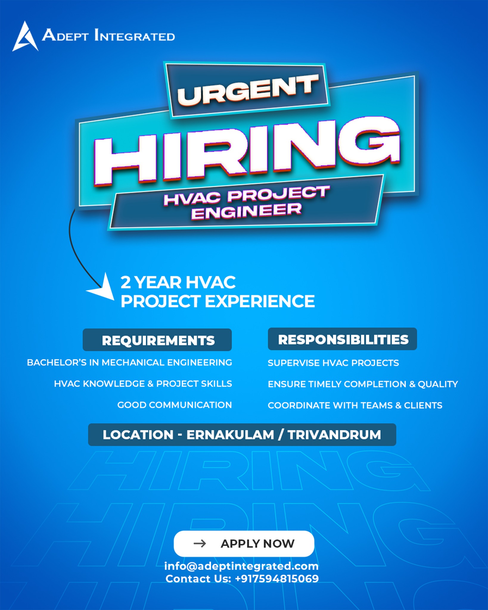 Adept integrated | Manjeri