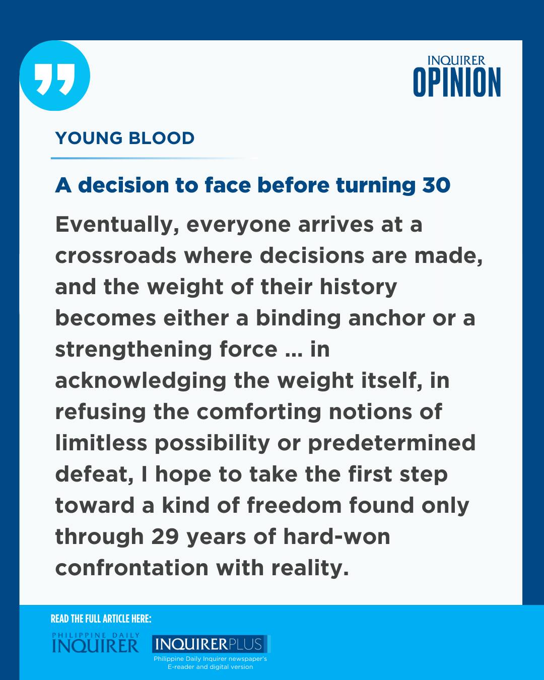 INQUIRER.net - Today's #YoungBlood (May 7, 2025). Visit https://opinion ...