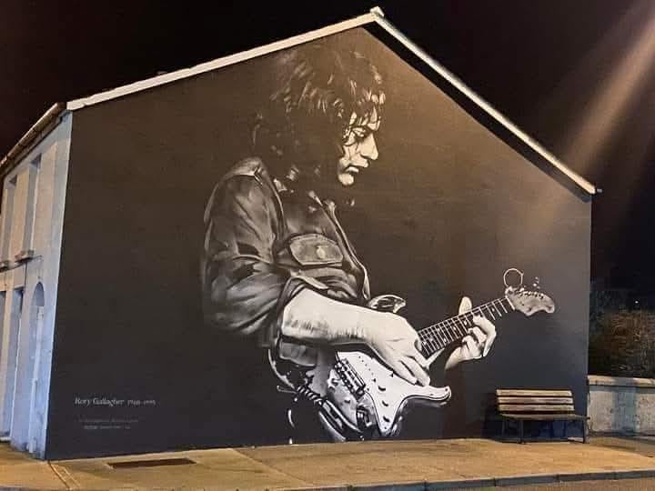 Painting of Rory by Dublin based artist Glenn Matthews used on the