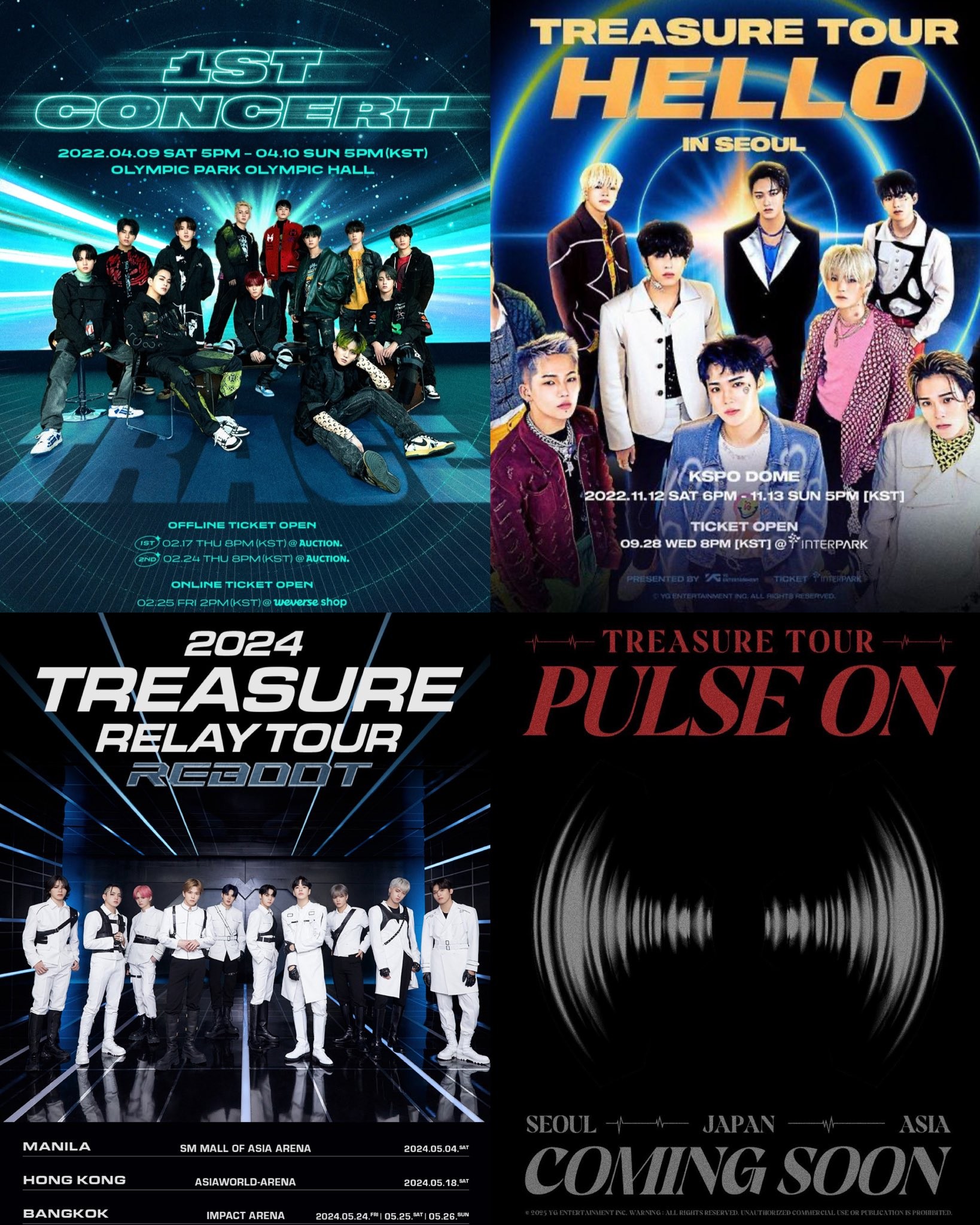 TREASURE RELAY TOUR [REBOOT] ANNOUNCEMENT #TREASURE #트레저 #RELAY