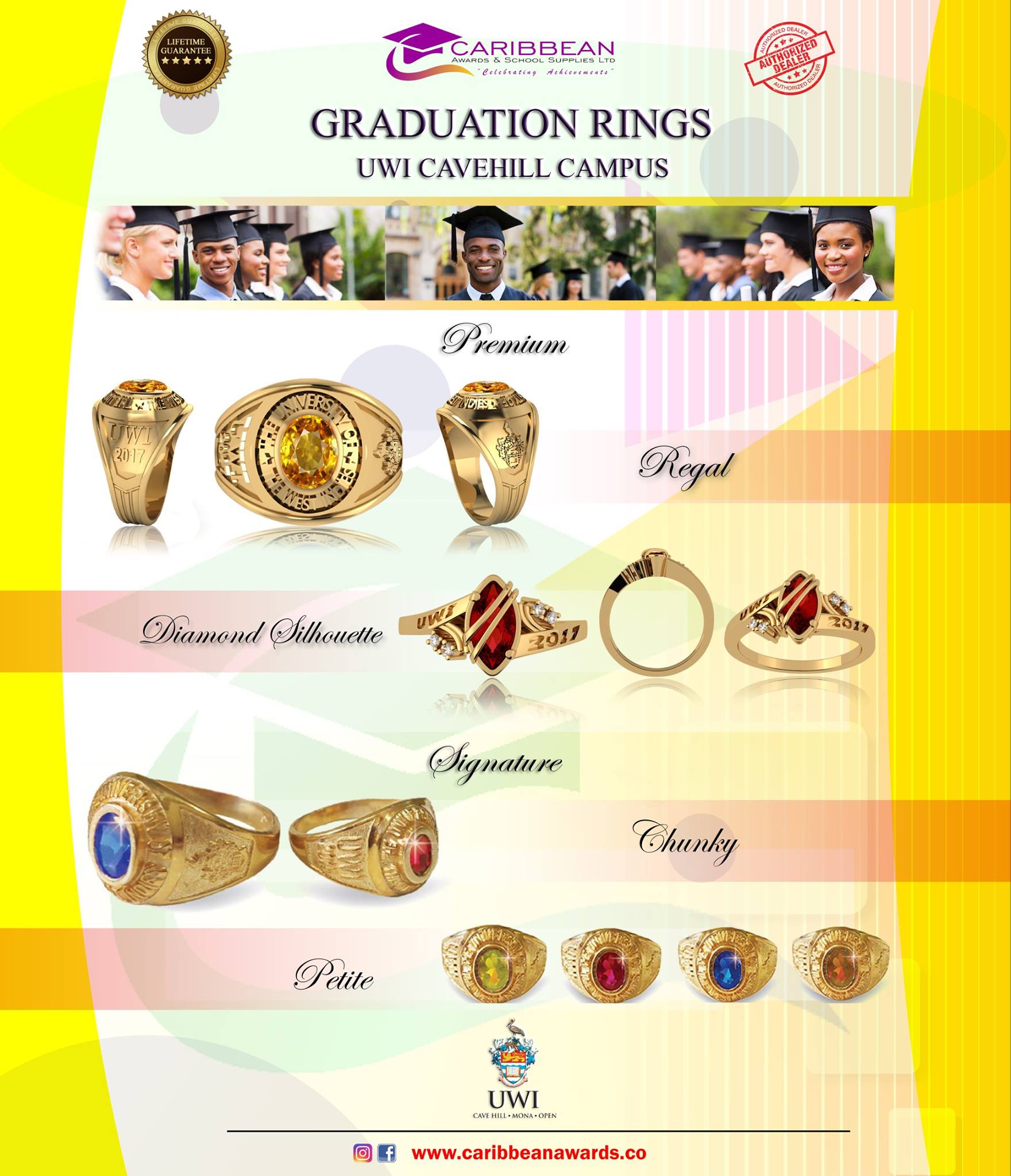 🎓 UWI CAVEHILL CAMPUS Graduation Rings... - Caribbean Awards