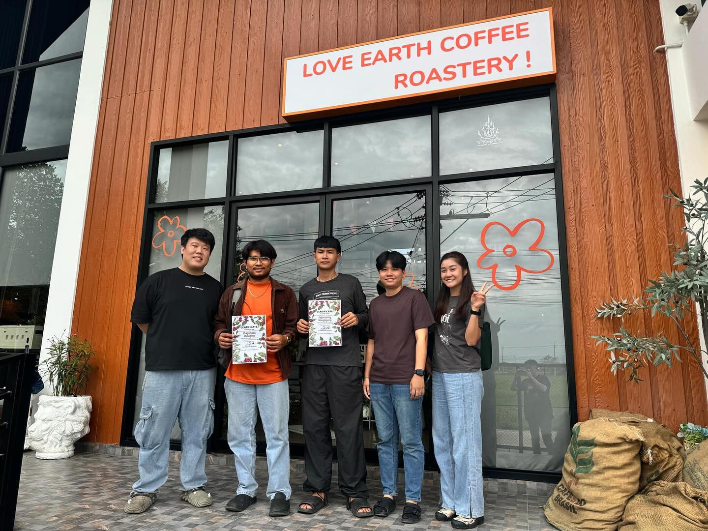 5 hr. Roasting class Thank... - Love earth coffee roastery | Facebook