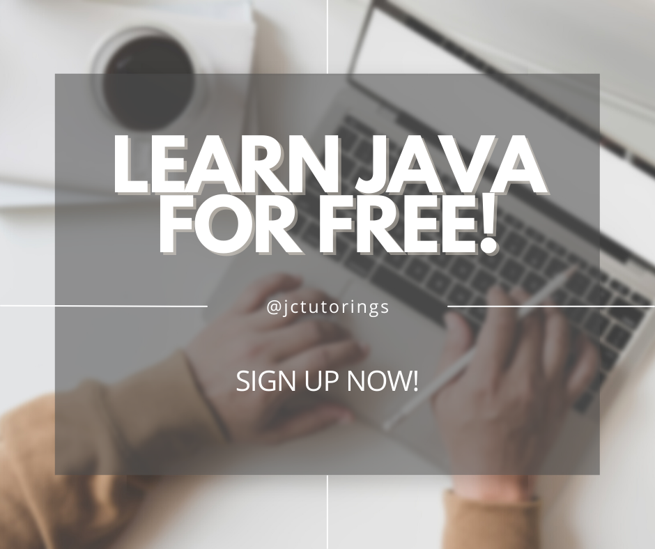 JC Tutoring Services / Programming - JAVA