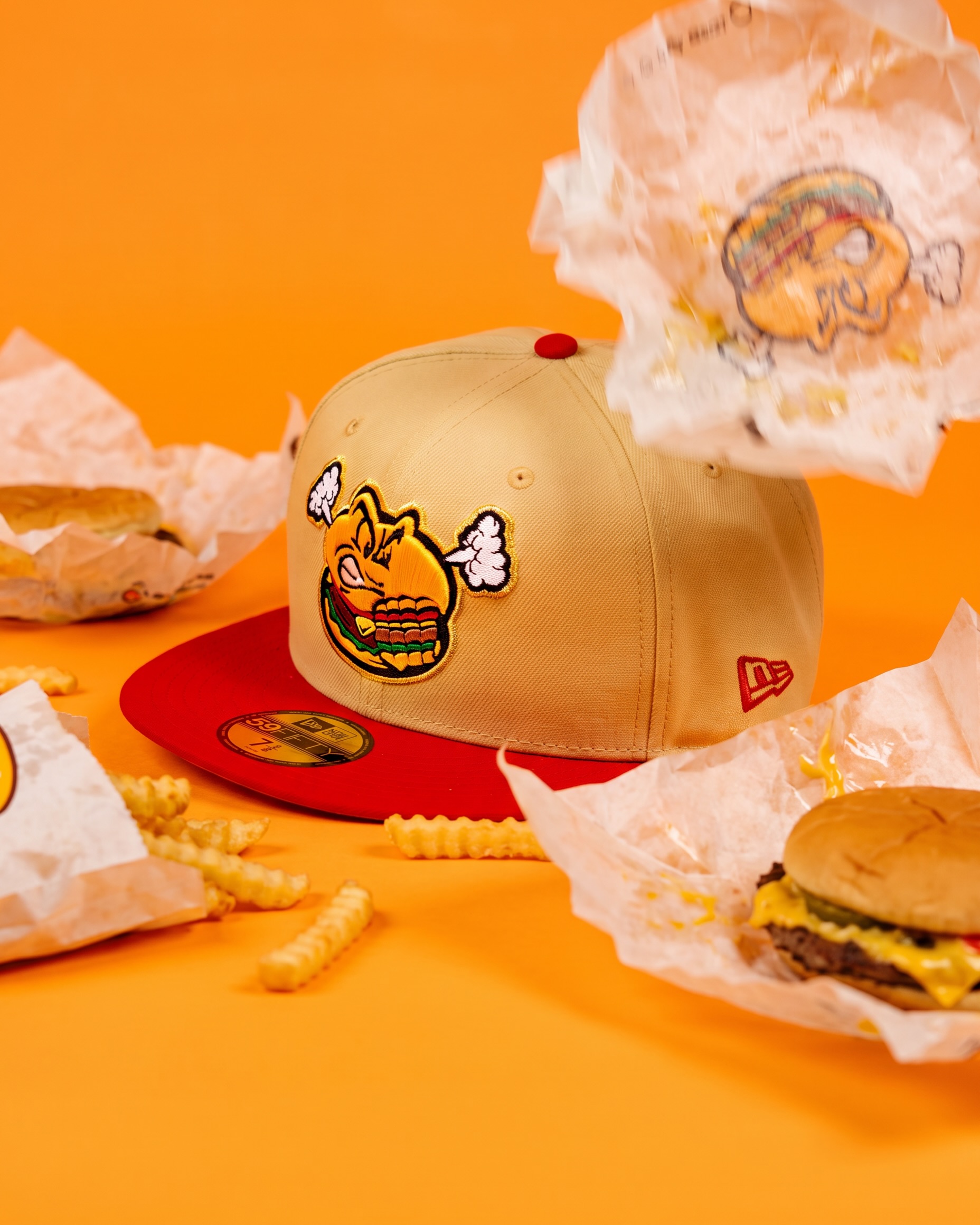 Lids Hat Drop releases MilB Burger Day 59Fifty collection