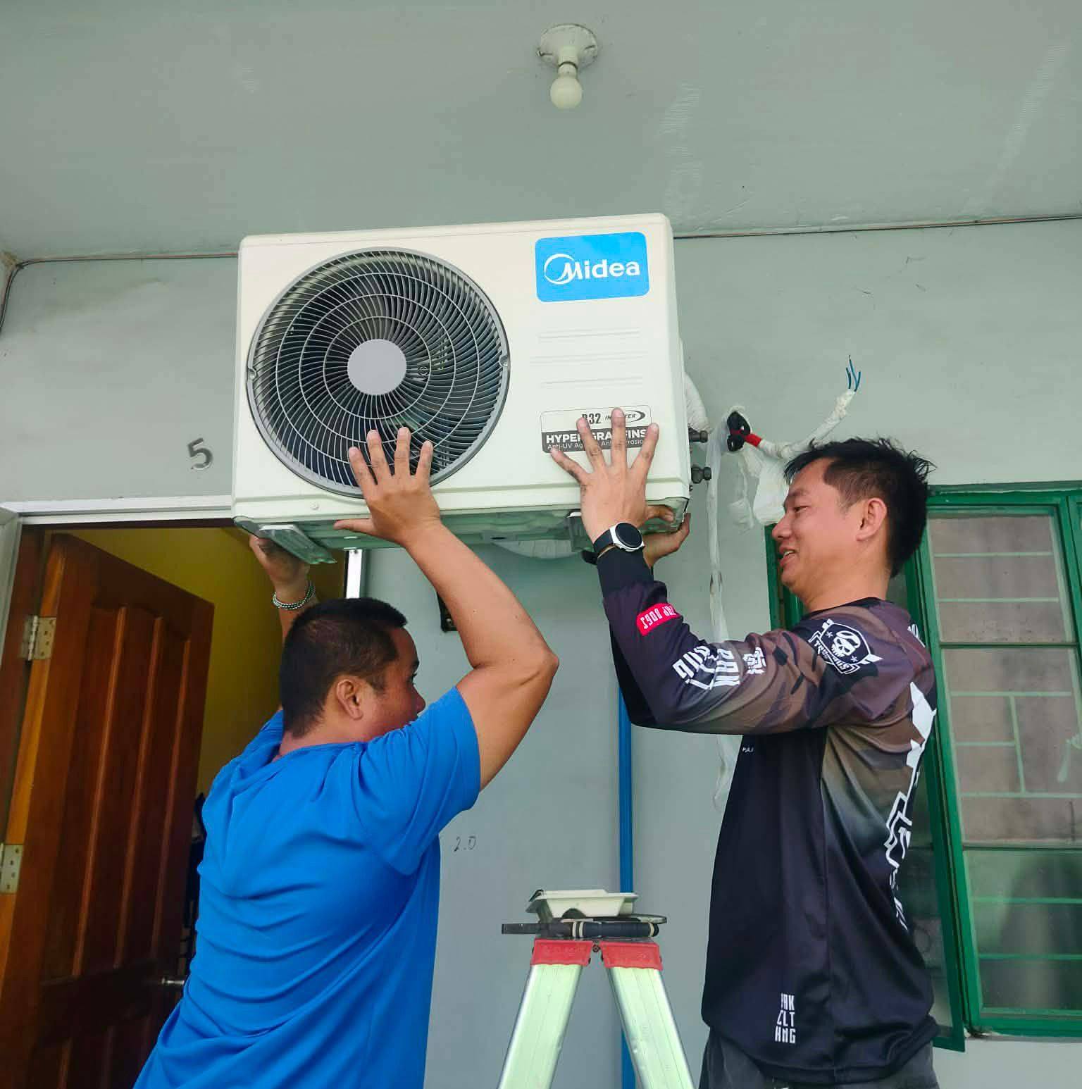 Box type cage for window type ac | EAS air-conditioning service