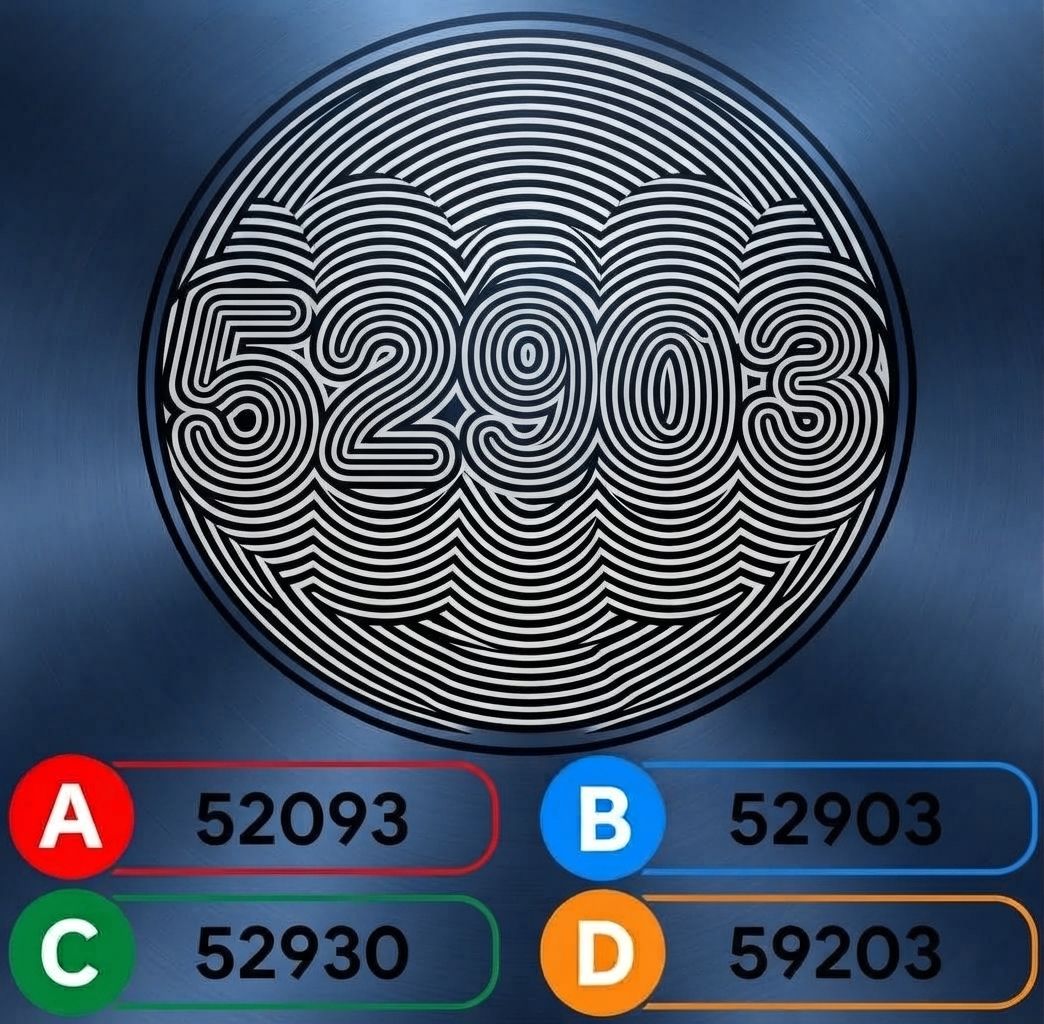 Which number is hidden in the pattern