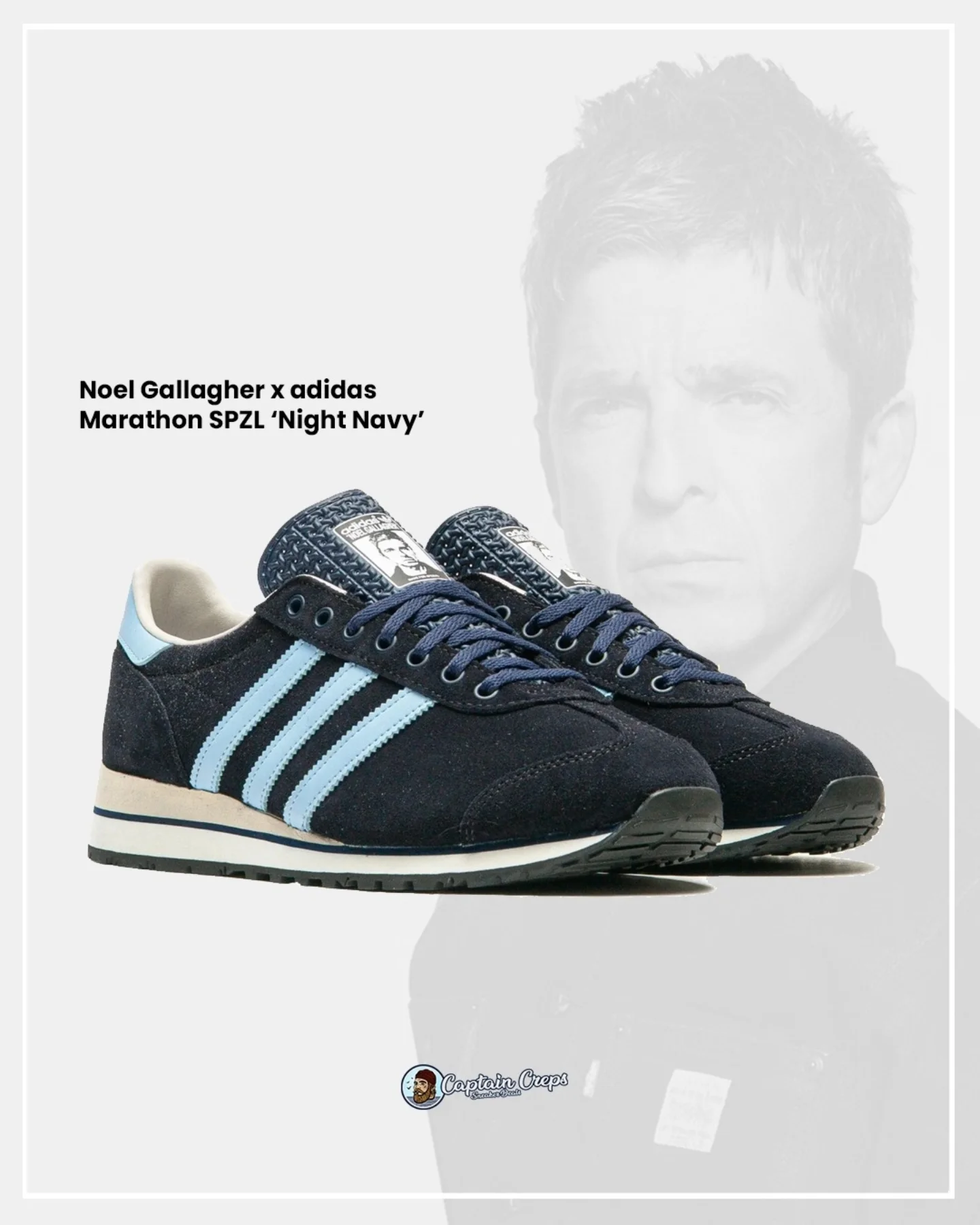 Noel Gallagher x Adidas Marathon SPZL. Out next month. #Oasis25