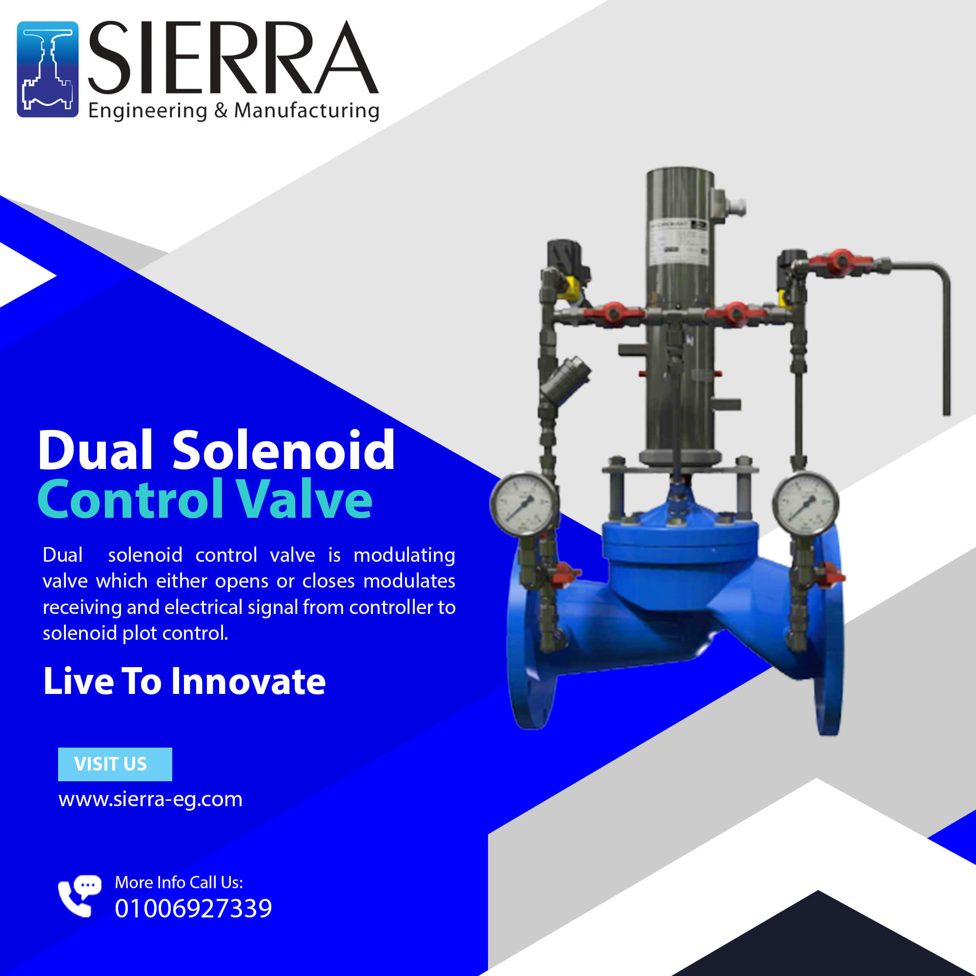 Sierra Engineering & Manufacturing - Dual Solenoid Control Valve Dual ...