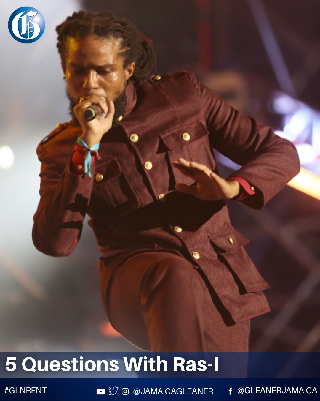 Jamaica Gleaner - In 2024, Ras-I, the singer who makes... | Facebook