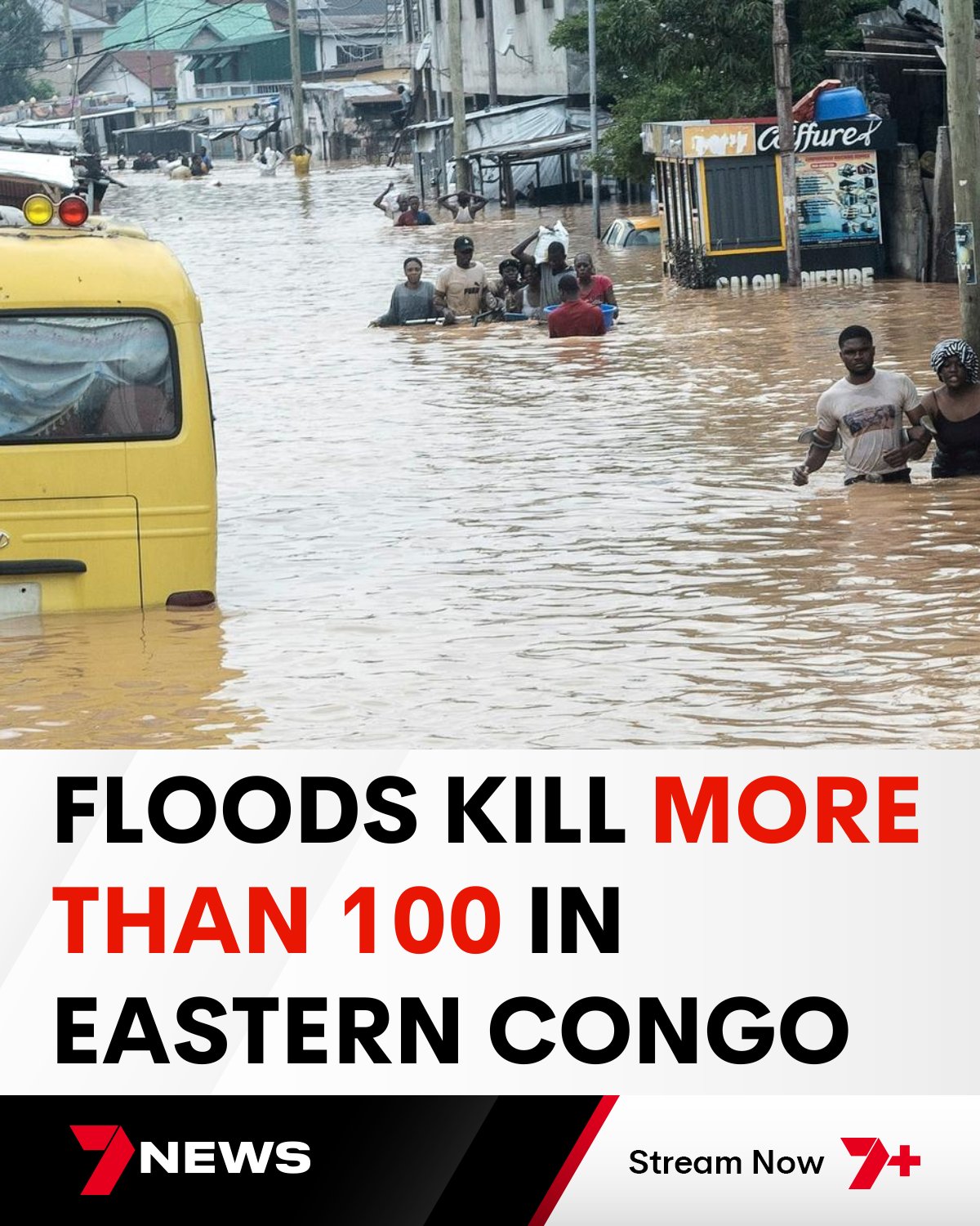 7NEWS - The flooding, which affected the village of Kasaba, comes at a ...