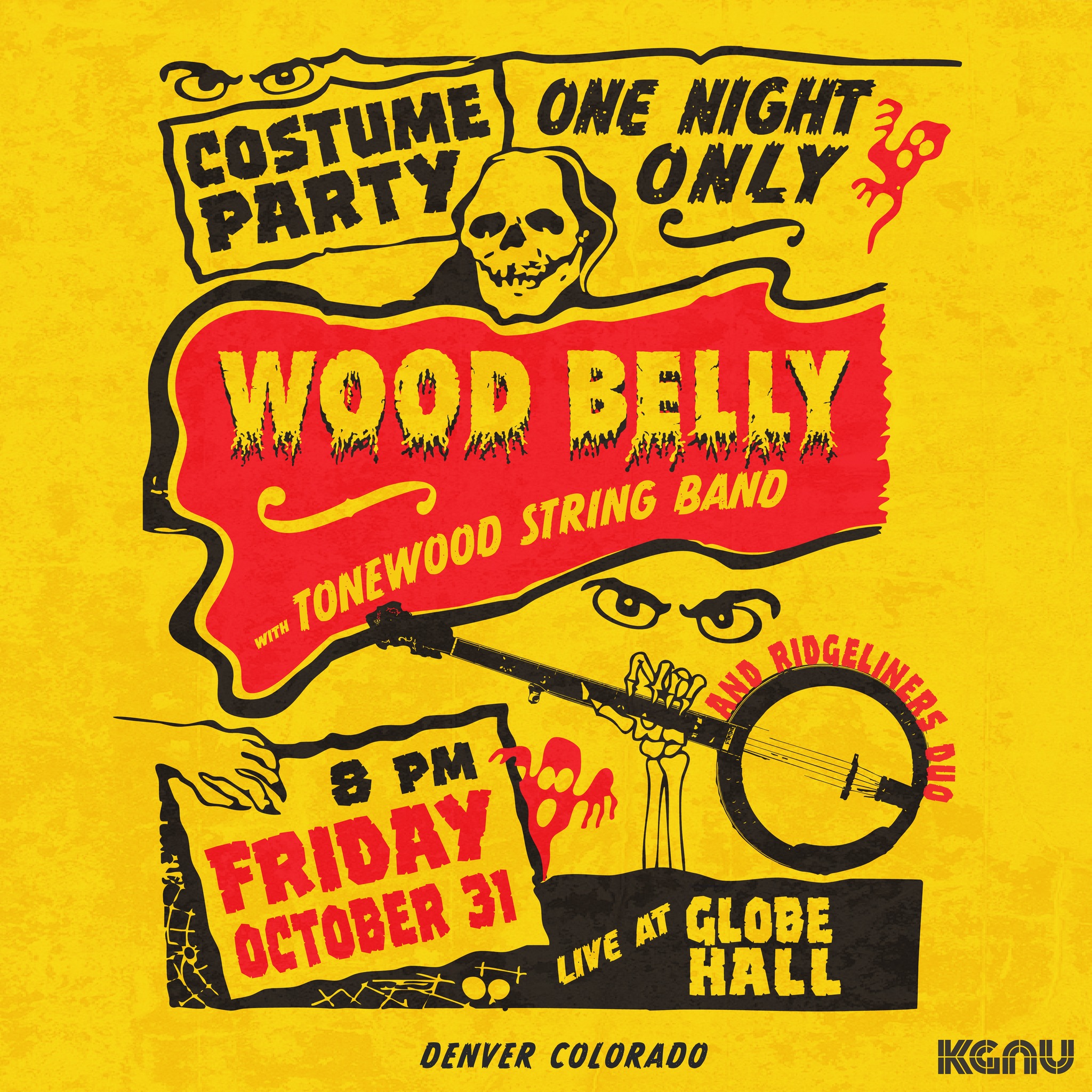KGNU presents Wood Belly w/ Tonewood String Band + Nolen Ramminger
