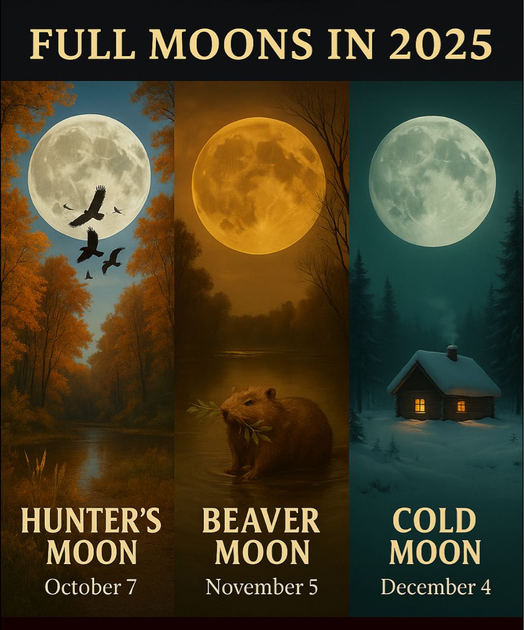 Full Moons in 2025 – The Final... - The beauty of the earth | Facebook