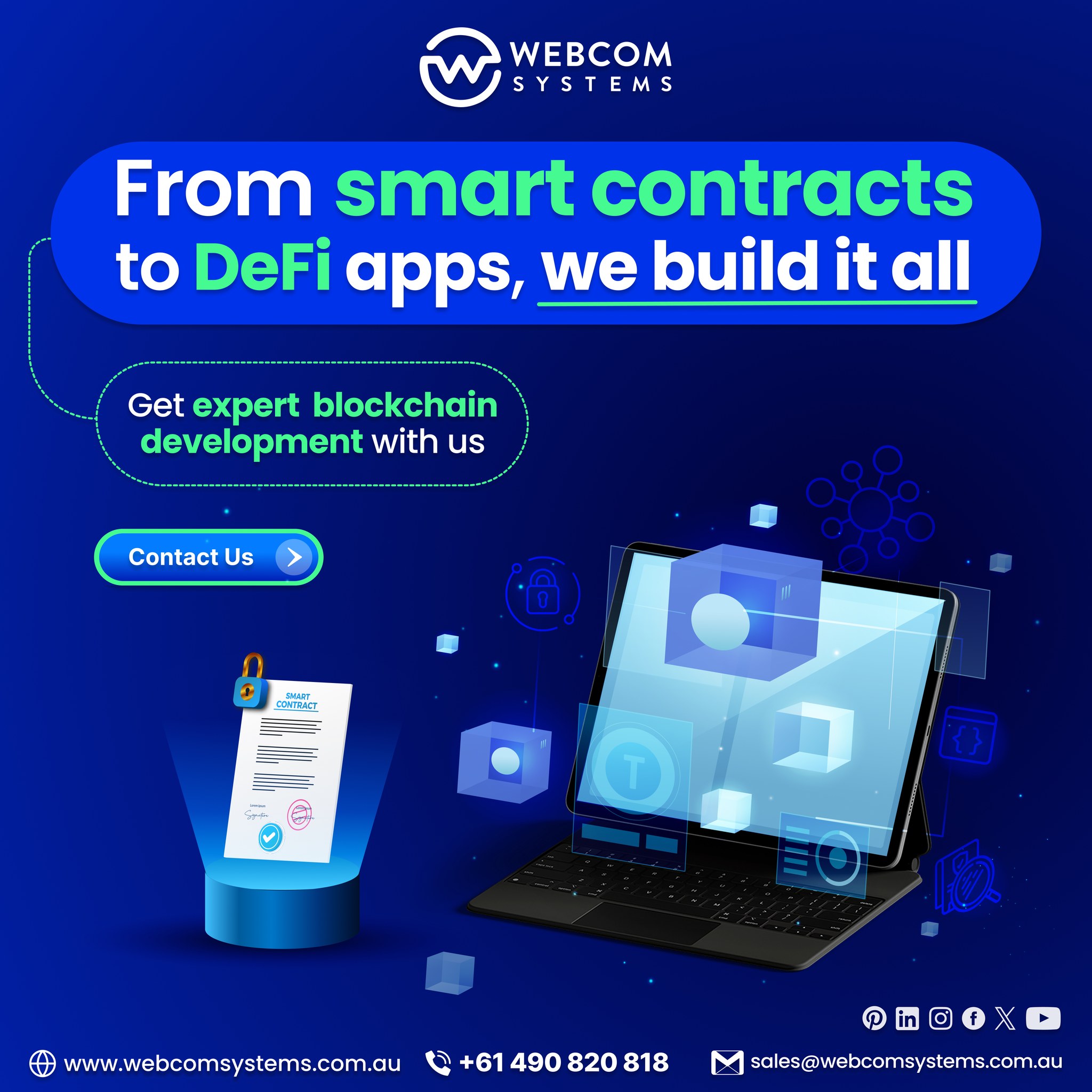 🚀 𝐀𝐝𝐯𝐚𝐧𝐜𝐞𝐝 𝐁𝐥𝐨𝐜𝐤𝐜𝐡𝐚𝐢𝐧 𝐄𝐧𝐠𝐢𝐧𝐞𝐞𝐫𝐢𝐧𝐠... - Webcom Systems Pty Ltd | Facebook