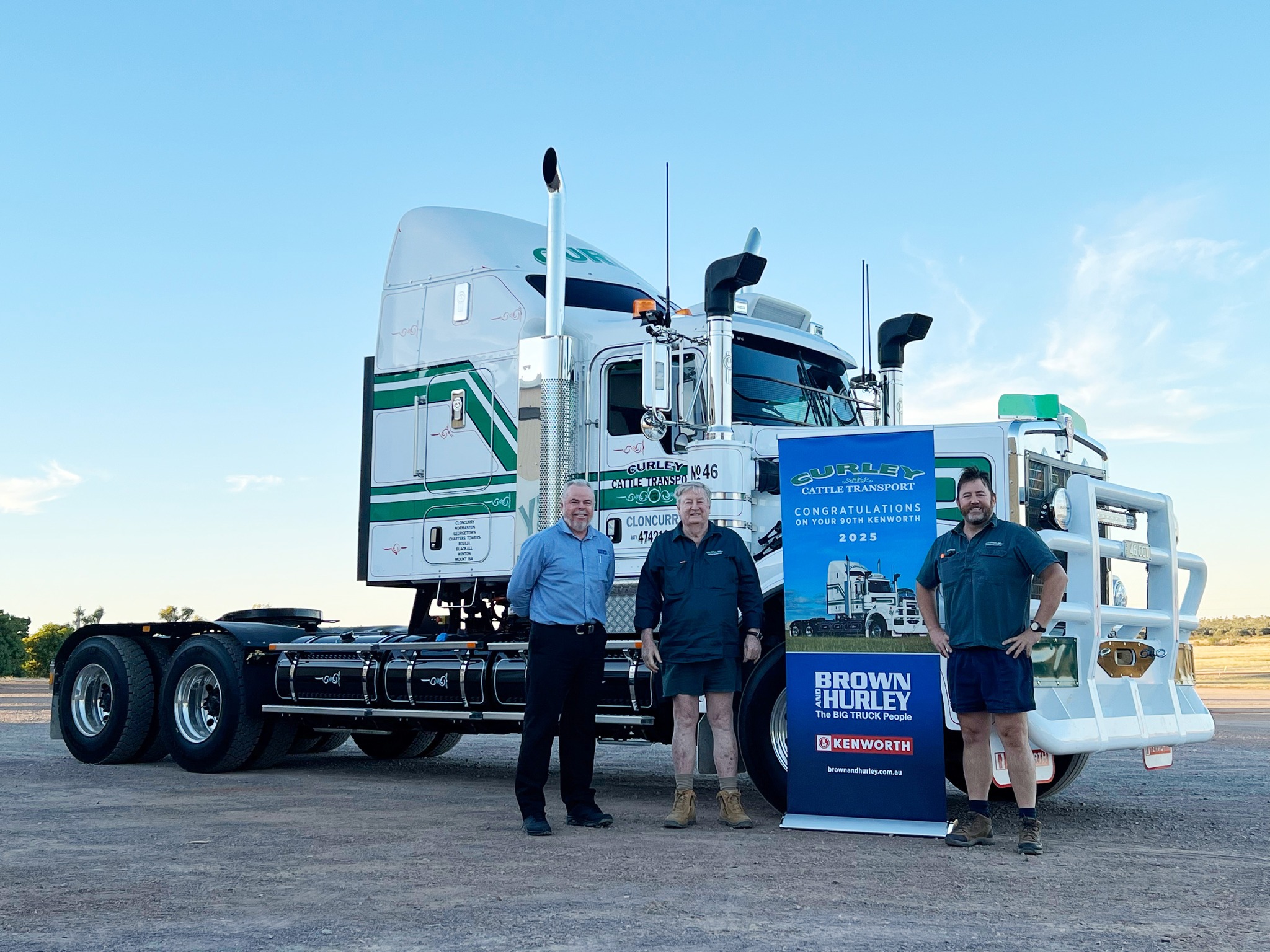 Brown - 👏🏼90th Kenworth! Congratulations to Curley Cattle Transport on ...