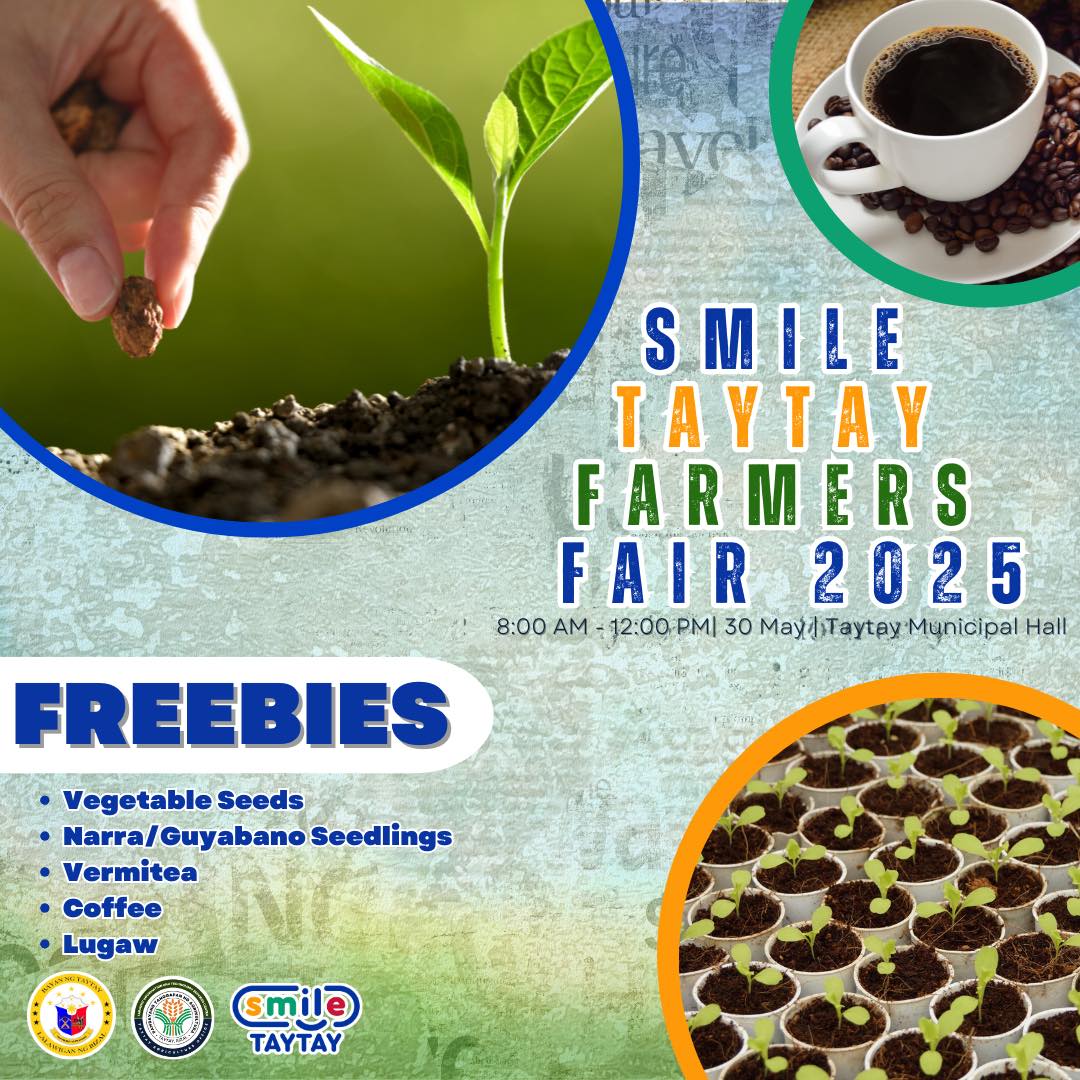𝐁𝐔𝐊𝐀𝐒 𝐍𝐀! 𝐒𝐌𝐈𝐋𝐄 𝐓𝐀𝐘𝐓𝐀𝐘... - Taytay Agriculture Office | Facebook
