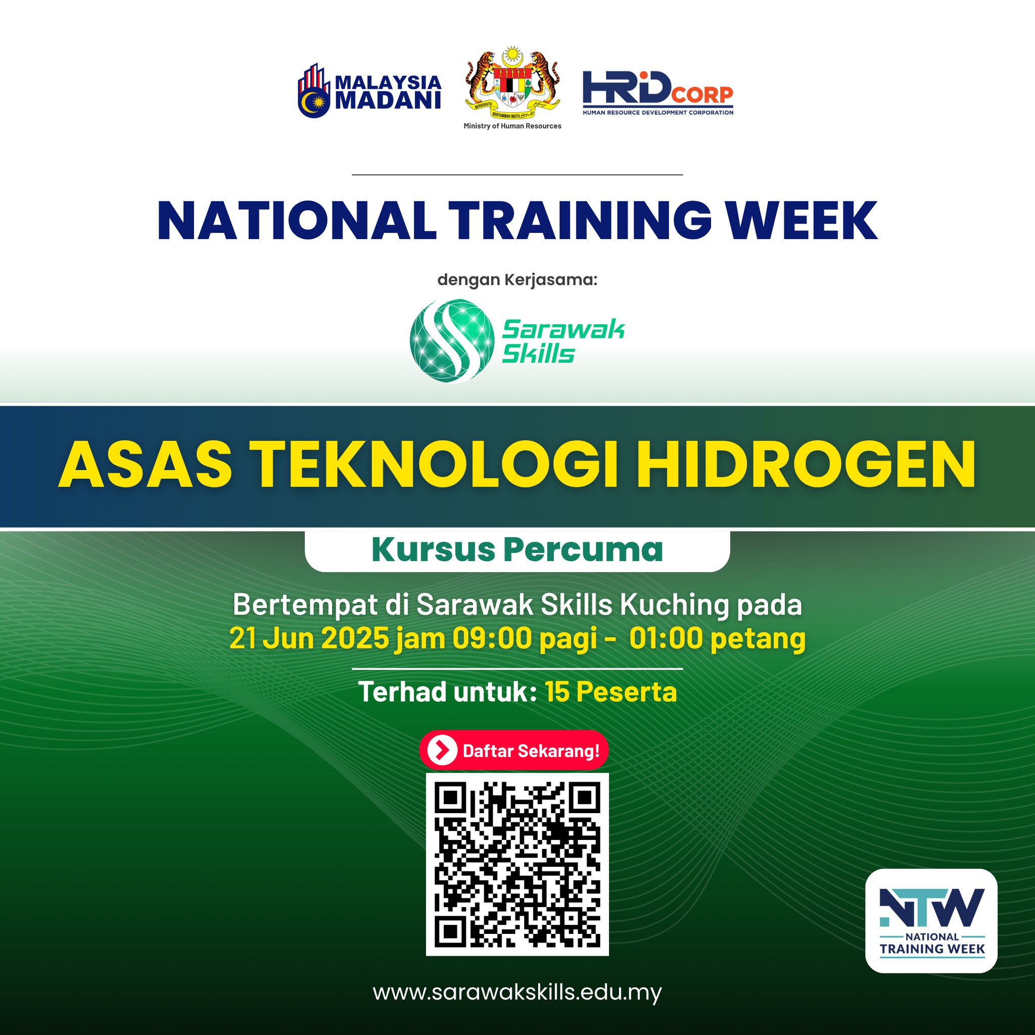Sarawak - ⚛️ Kursus Fizikal: Asas Teknologi Hidrogen Sertai AWISAR ...