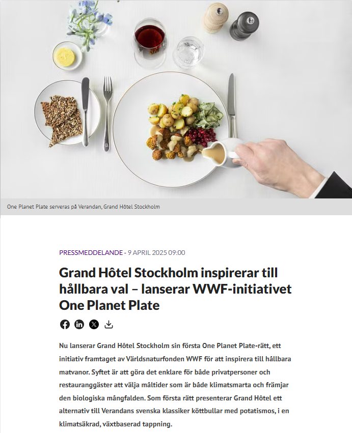 Grand Hôtel Stockholm added a new... - Grand Hôtel Stockholm