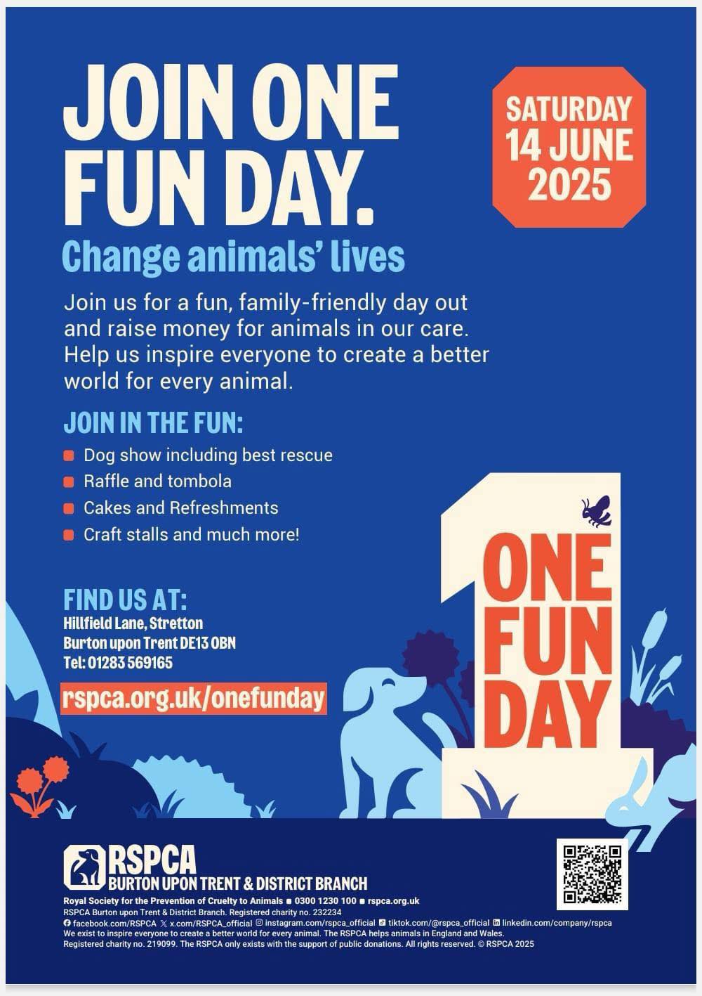 RSPCA - The countdown begins…. One… Fun… Day!!!😜 Join us at the animal ...