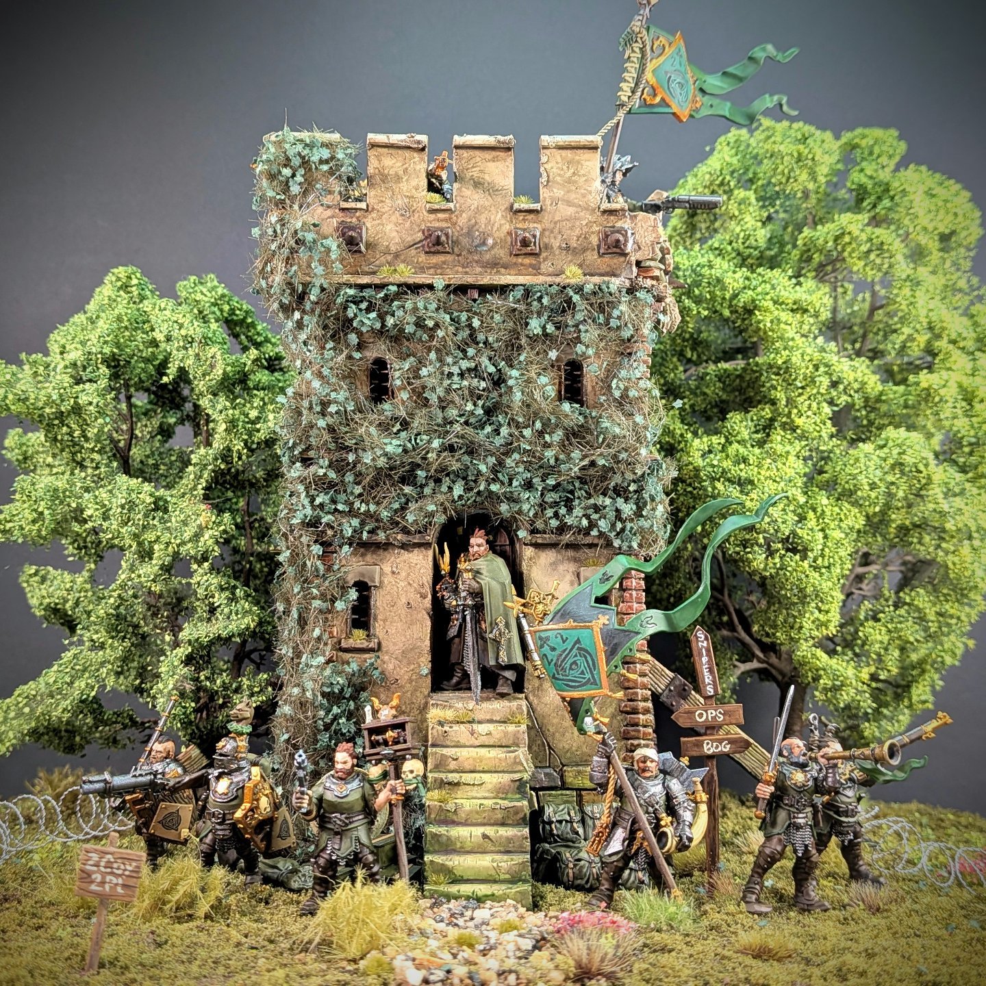 GrayPrimer - My first Trench Crusade diorama is complete,... | Facebook
