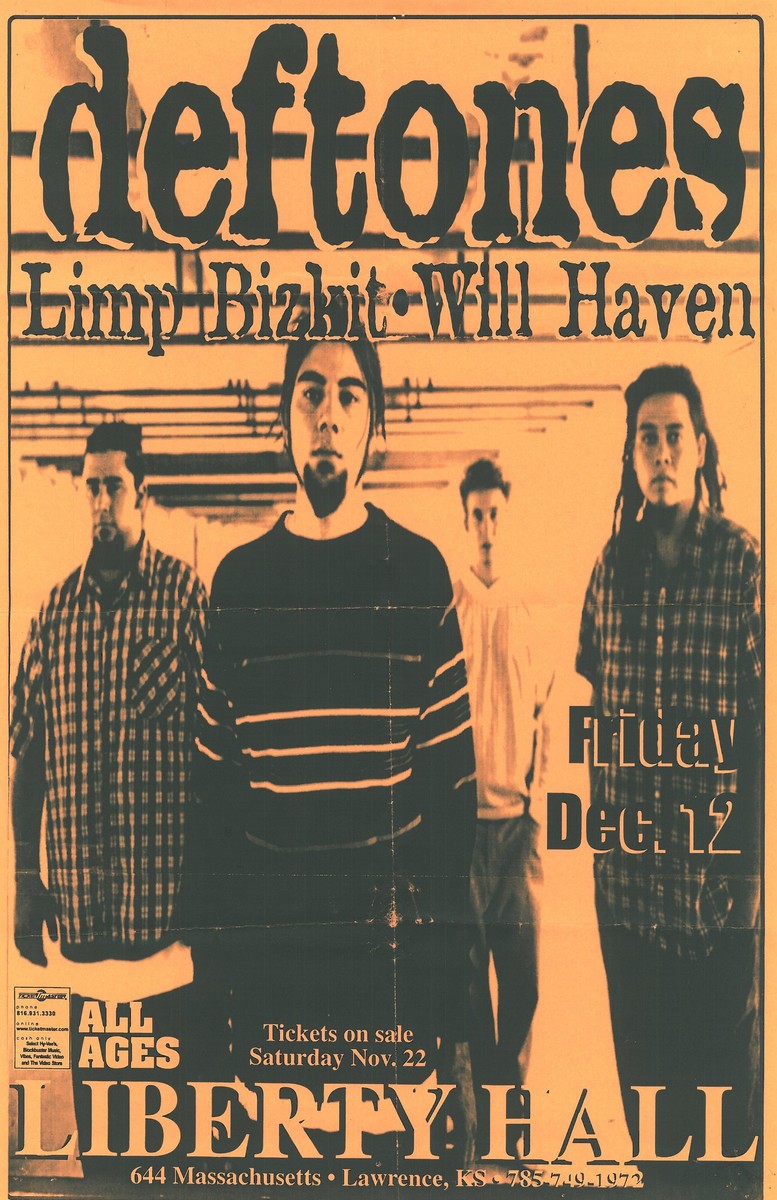 Deftones 'Around the Fur' tour at Liberty Hall in 1997