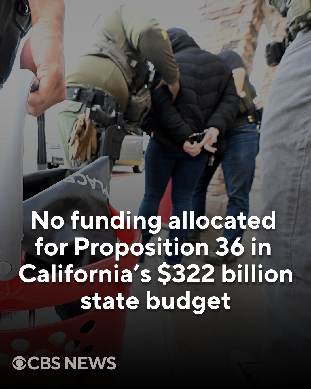 CBS - Proposition 36 isn’t mentioned at all in California’s new $322 ...