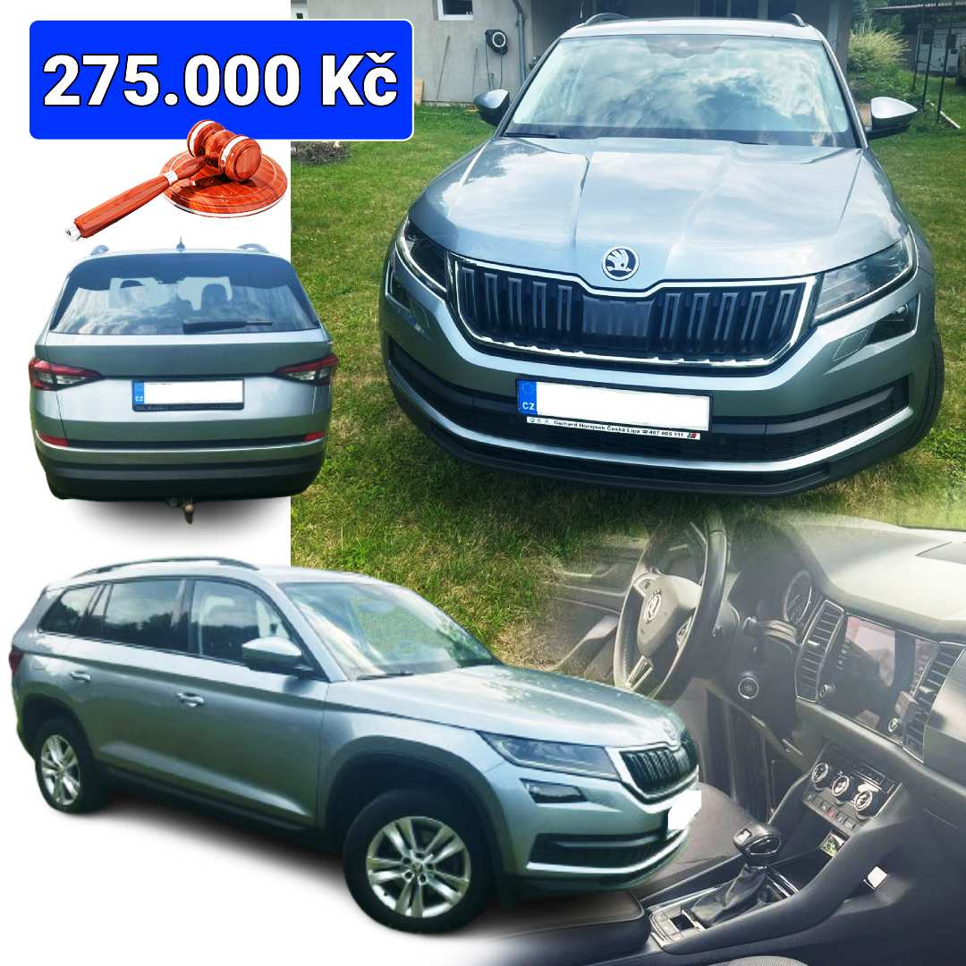 Dražby - Škoda Kodiaq, 4X4 - 275.000 Kč ️ https://www.extrh.cz/23-9 ...