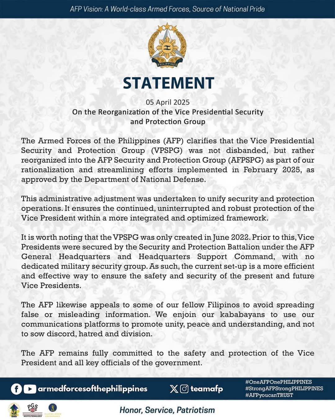 SunStar Davao - The Armed Forces of the Philippines (AFP) clarified ...