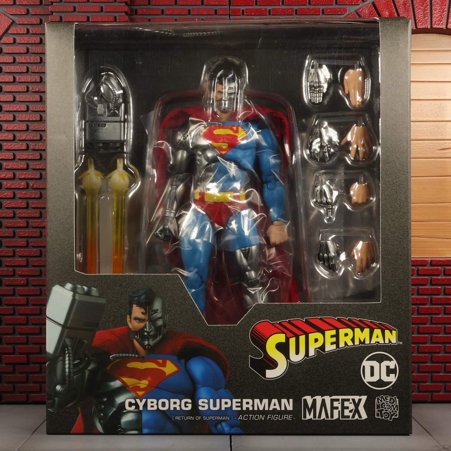Medicom Toy Mafex No. 164 DC Comics CYBORG SUPERMAN The Return of 