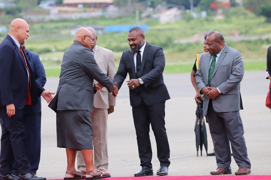 Police - PNG welcomes Fijian Prime Minister Sitiveni Rabuka MEDIA ...