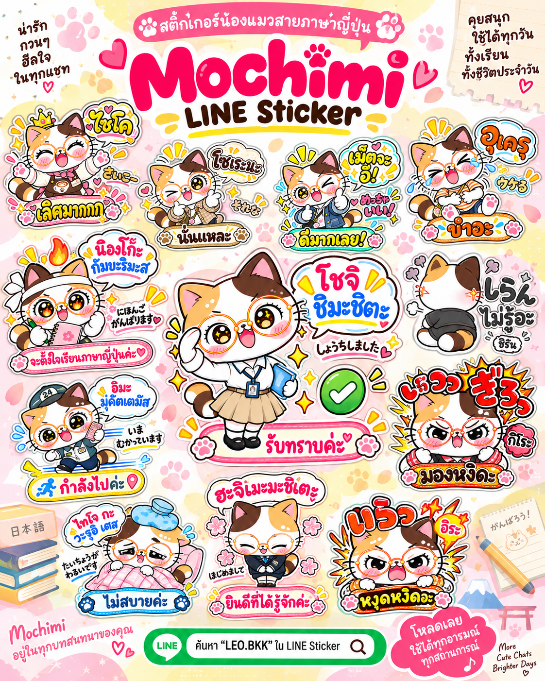 สาระมอนดามินวันนี้ ขอเสนอ 'อิโมจิสไตล์ญี่ปุ่น' ที่ใช้ตัวอักษรไทยไป